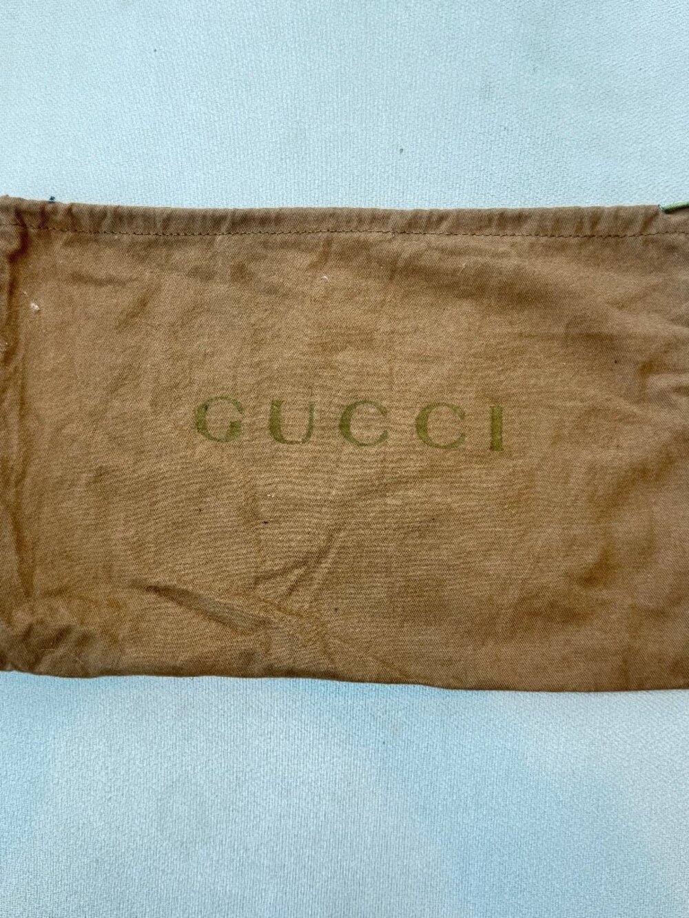 GUCCI Dust Bag Travel Storage Drawstring Brown for small bag accessories